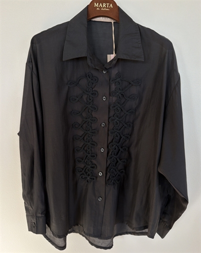 Pre Sale // Marta du Chateau - MDCSecret Skjorte - Black